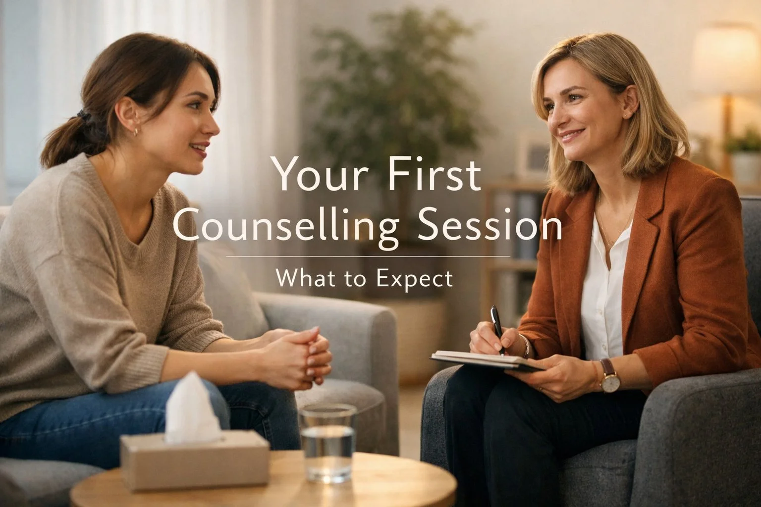 What happens in a first counselling session?